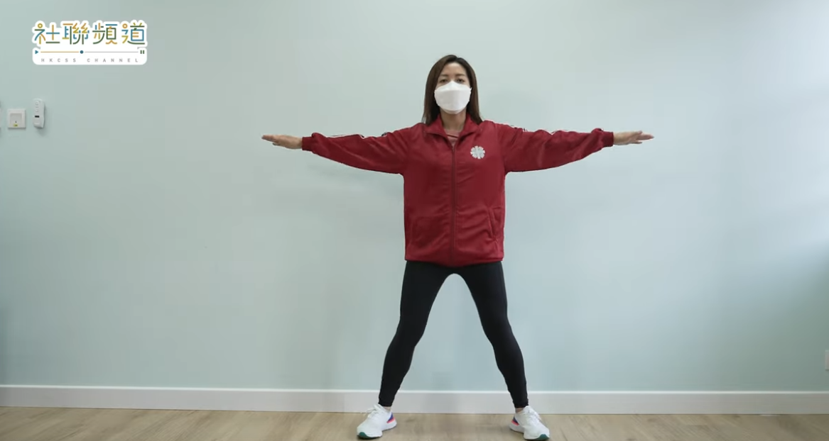 物理治疗师教导智障人士照顾者家居训练小贴士 - 大肌肉运动 及 腹式呼吸 (workout)