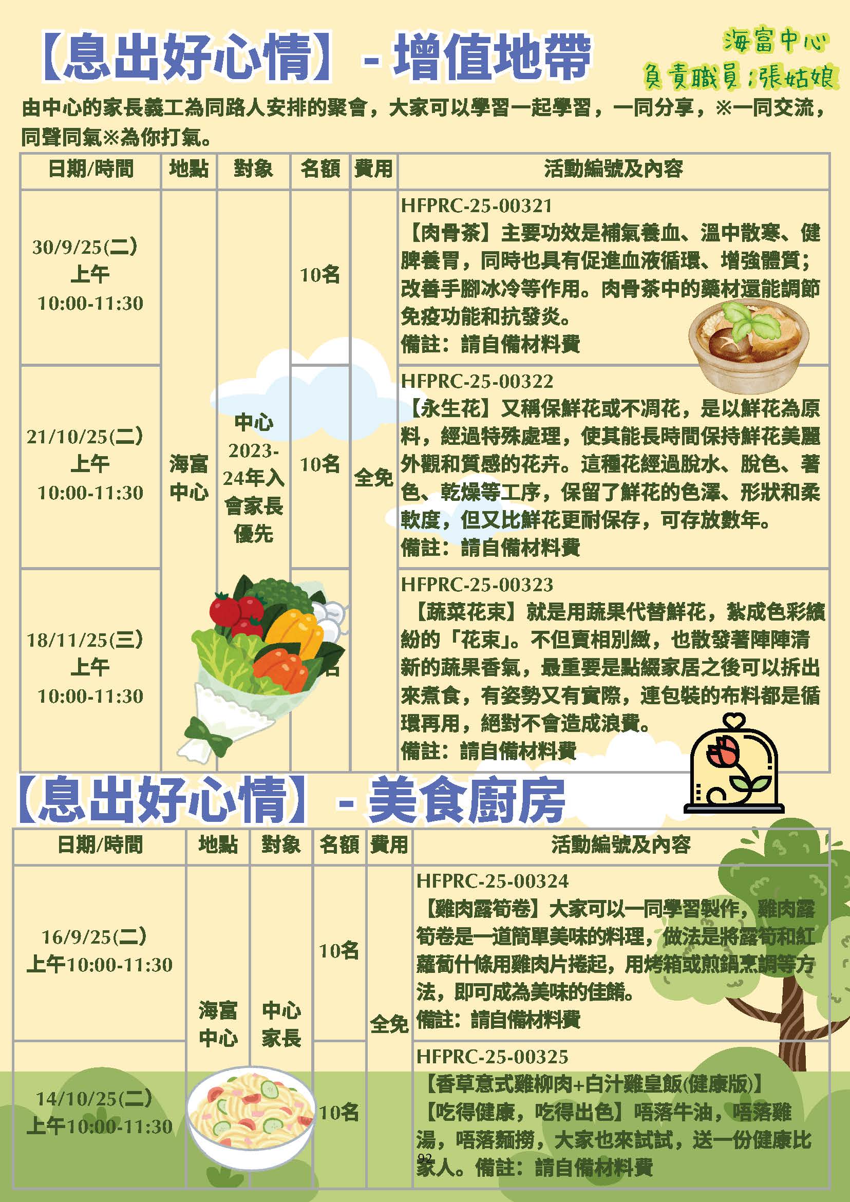 息出好心情~增值地帶/美食廚房